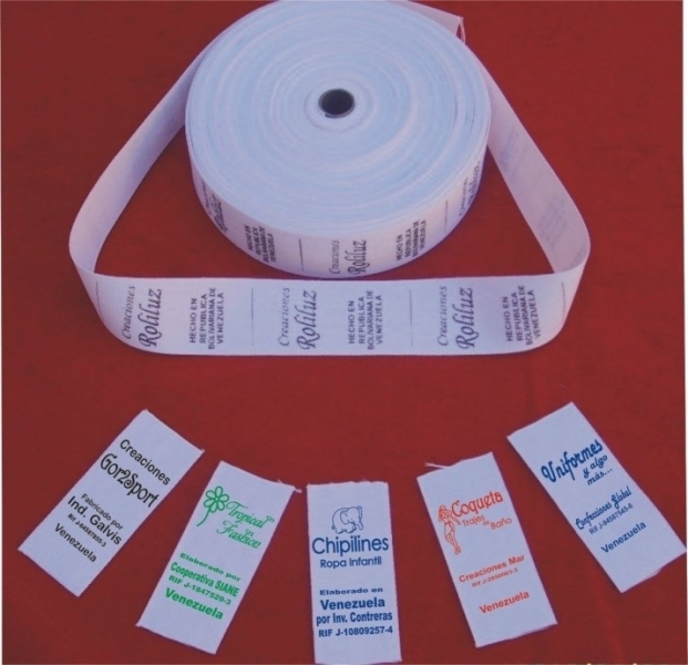 Etiquetas MD Flexo -Vestimos de etiqueta su producto- Etiquetas la Industria Textil